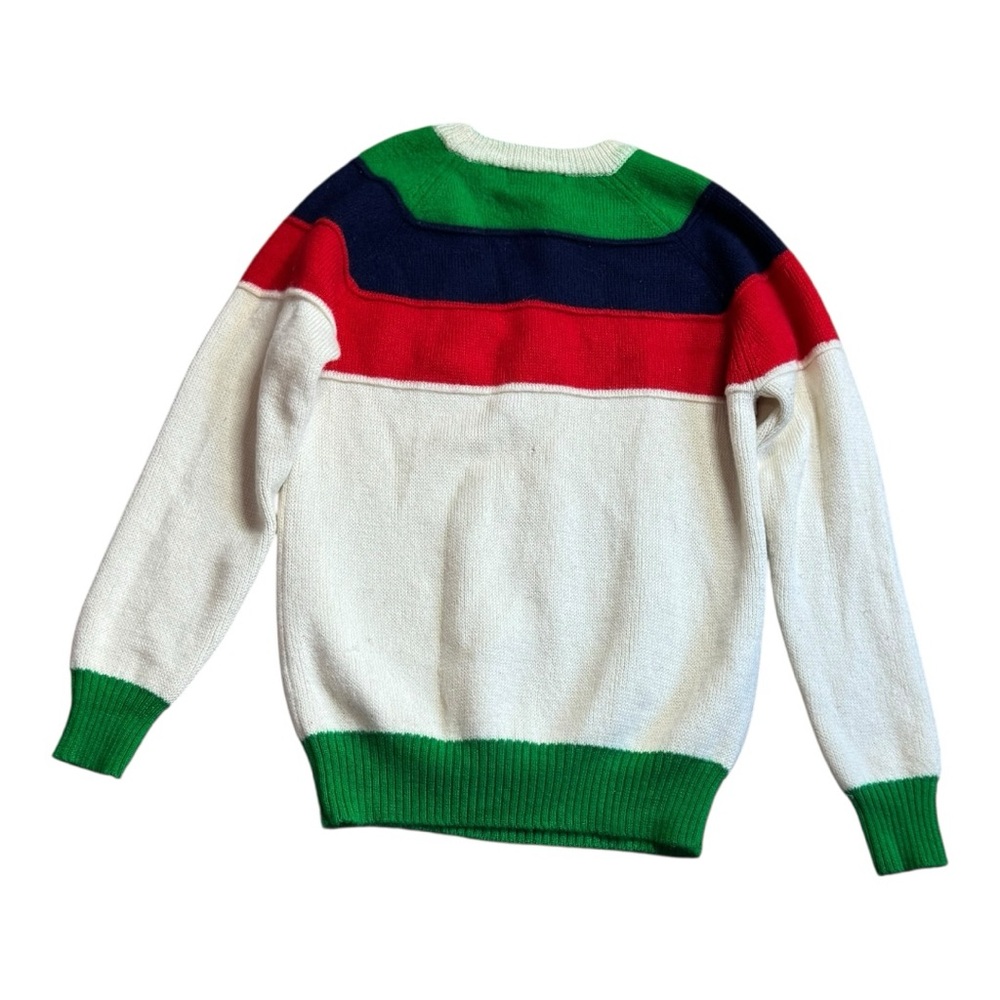 Harrods Vintage 100% Wool Sweater size XL - Picture 3 of 8